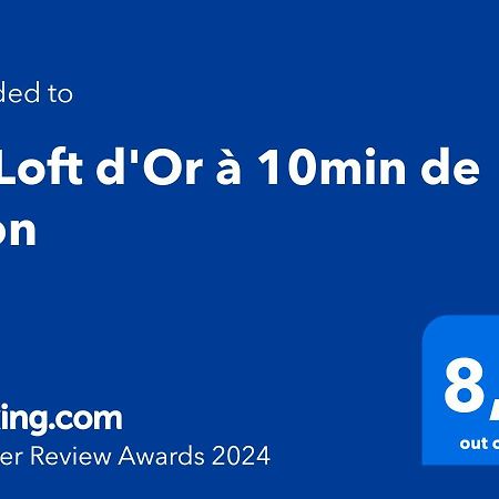 Apartamento Le Loft D'Or A 10Min De Lyon Champagne-au-Mont-d'Or Exterior foto